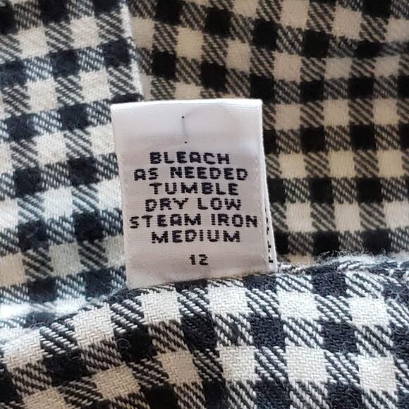 Polo Ralph Lauren Western Shirt Men's L Black White Plaid LS Button Down Garvey - Picture 9 of 10